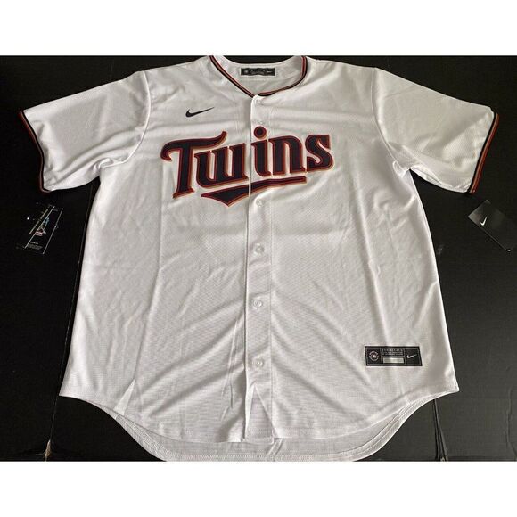 Nike MLB Minnesota Twins Eddie Rosario #20 White Jersey Men’s Size XL NEW - Picture 2 of 10